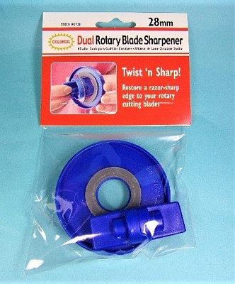 Rotary blade sharpener