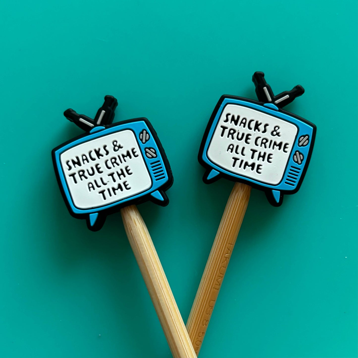 Knitting Needle Point Protector - True Crime and Snacks TV