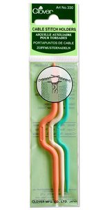 Clover cable needle stitch holder