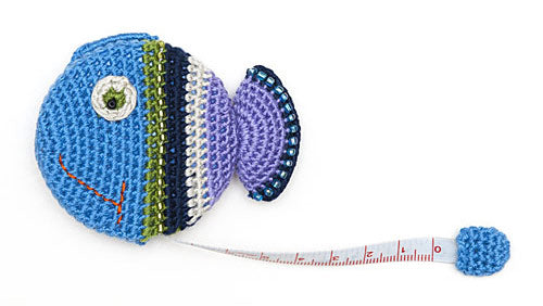 Cute crocheted animal tape measure