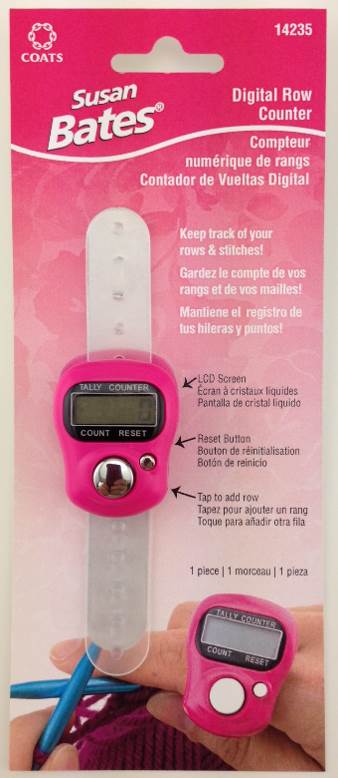 Susan Bates digital row counter ring