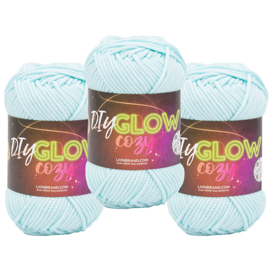 Lion Brand Yarn DIY Glow Cozy
