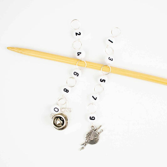 Yarn & Tea Time Odd / Even Knitting Row Counter Set