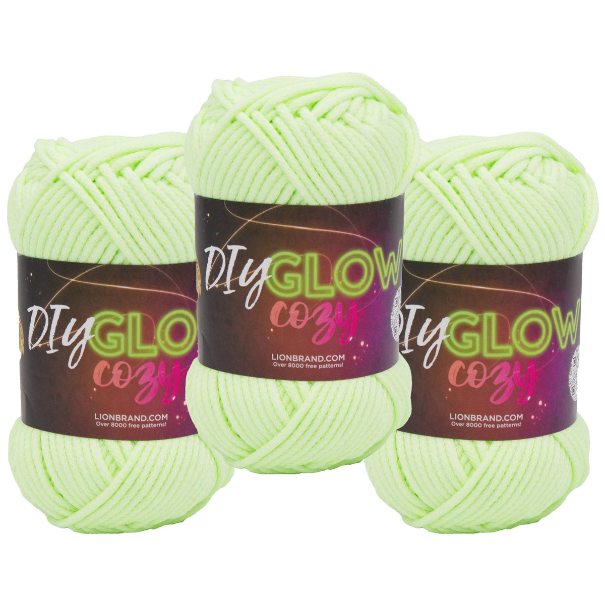 Lion Brand Yarn DIY Glow Cozy