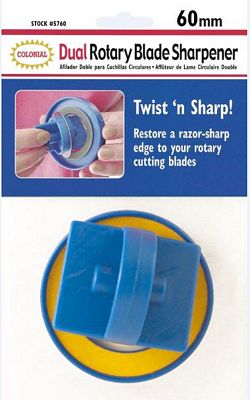 Rotary blade sharpener