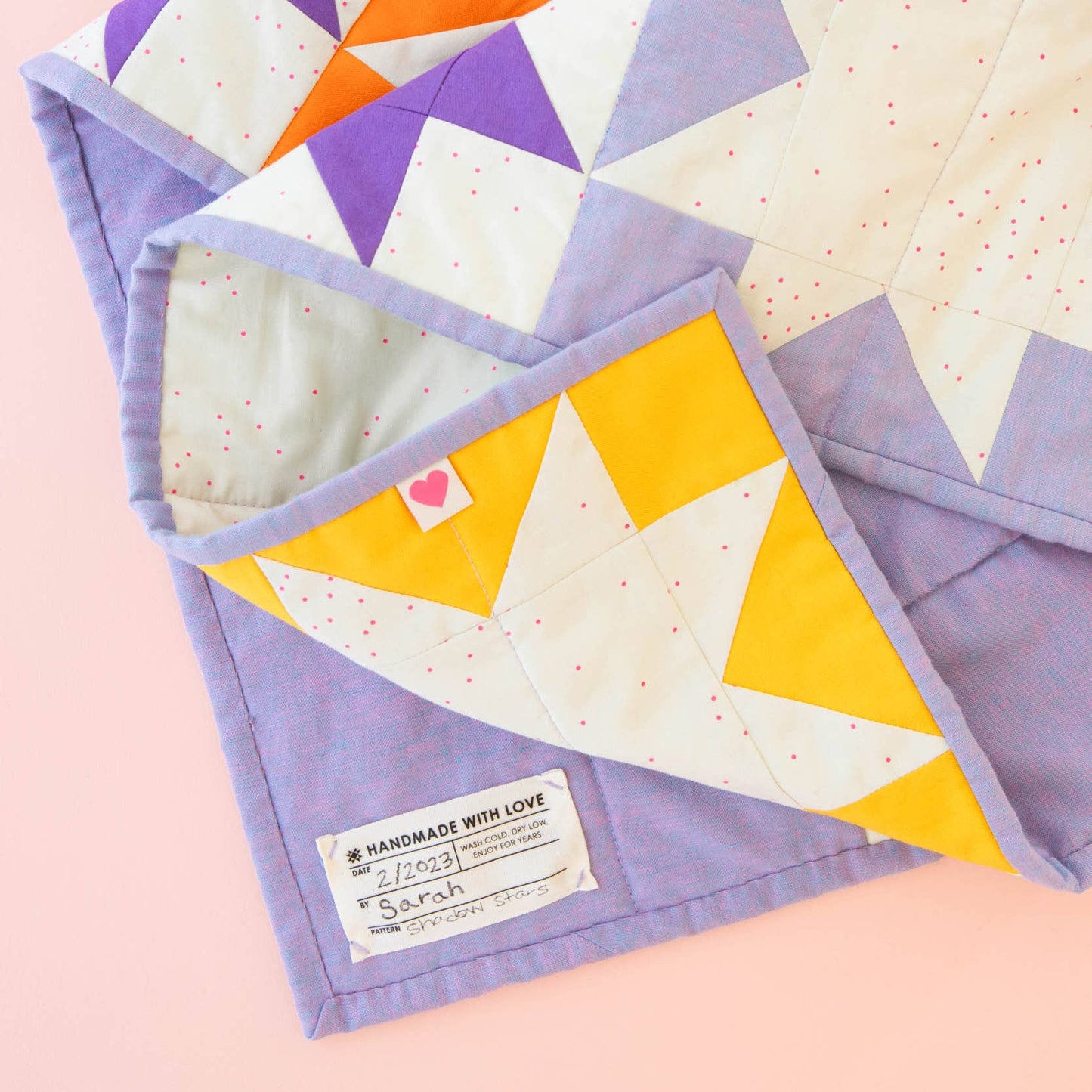 Quilt Info Large Write-In Organic Cotton Sewing Labels (4)