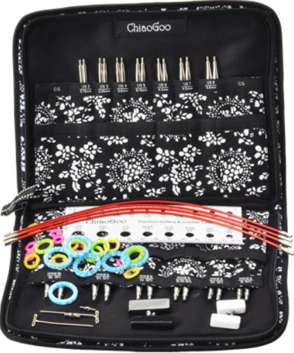 ChiaoGoo Twist 4in interchangeable knitting needle set small