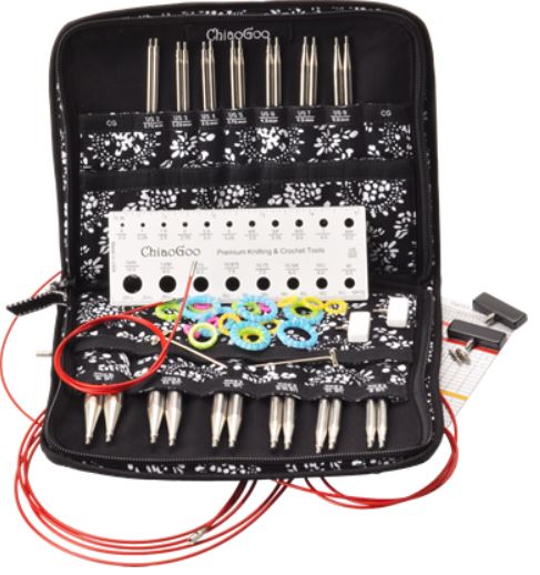 ChiaoGoo Twist 5in interchangeable knitting needle set Small