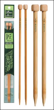 Clover bamboo single point knitting needles
