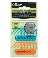 Clover locking stitch markers