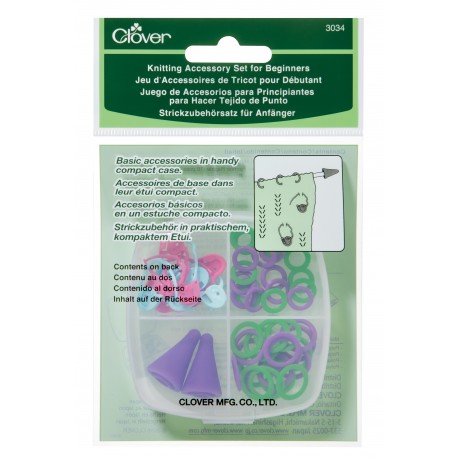 Clover knitting accessory set for beginners