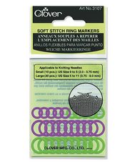 Clover soft stitch ring markers