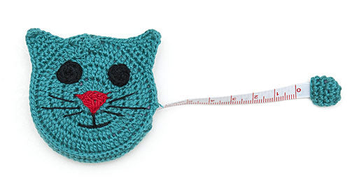 Cute crocheted animal tape measure
