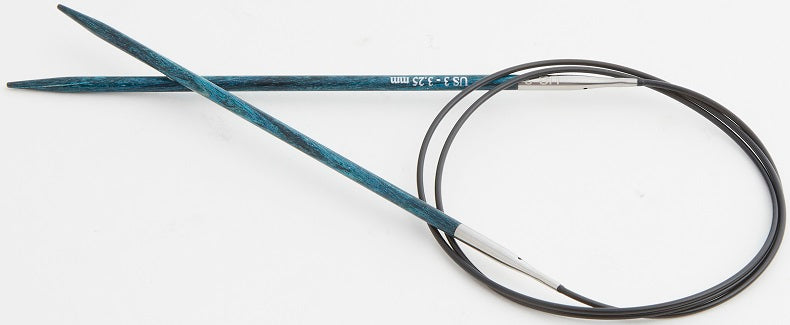 Dreamz laminated birch fixed circular knitting needles
