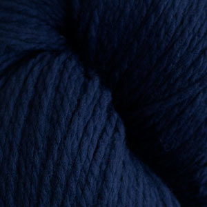 250g skein of aran to chunky weight Peruvian highland wool yarn in Navy blue