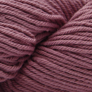 100g skein of worsted weight cotton yarn in Foxglove pink