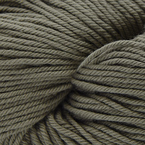 100g skein of worsted weight cotton yarn in Portabello brown