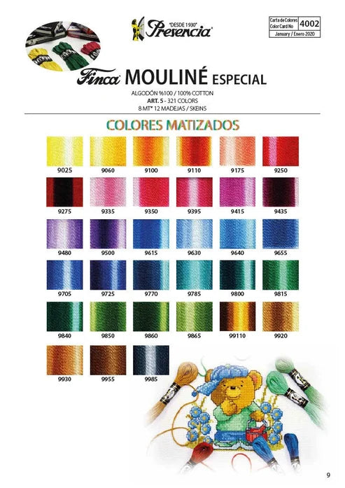 Presencia Finca variegated embroidery floss