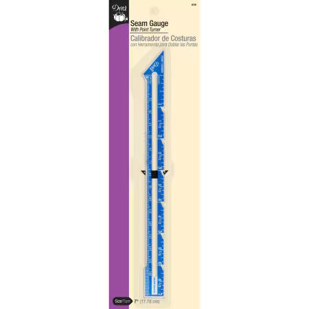 Prym Dritz Seam Gauge with Point Turner 7 inches