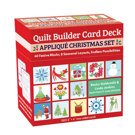 Quilt Builder Card Deck Applique Christmas Set
