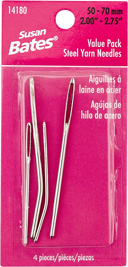 Susan Bates steel tapestry needle value pack