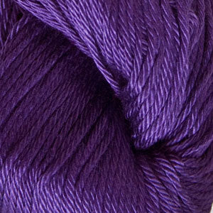 100g skein of pima cotton DK weight yarn in Regal purple