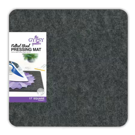 The Gypsy Quilter Wool Pressing Mat 17in x 17in