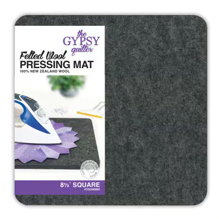 The Gypsy Quilter Wool Pressing Mat 8-1/2in x 8-1/2in