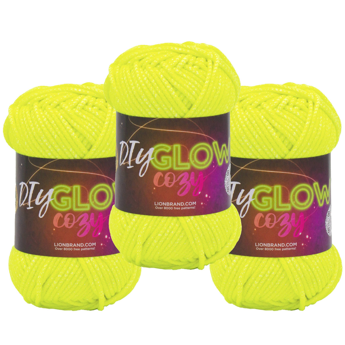 Lion Brand Yarn DIY Glow Cozy