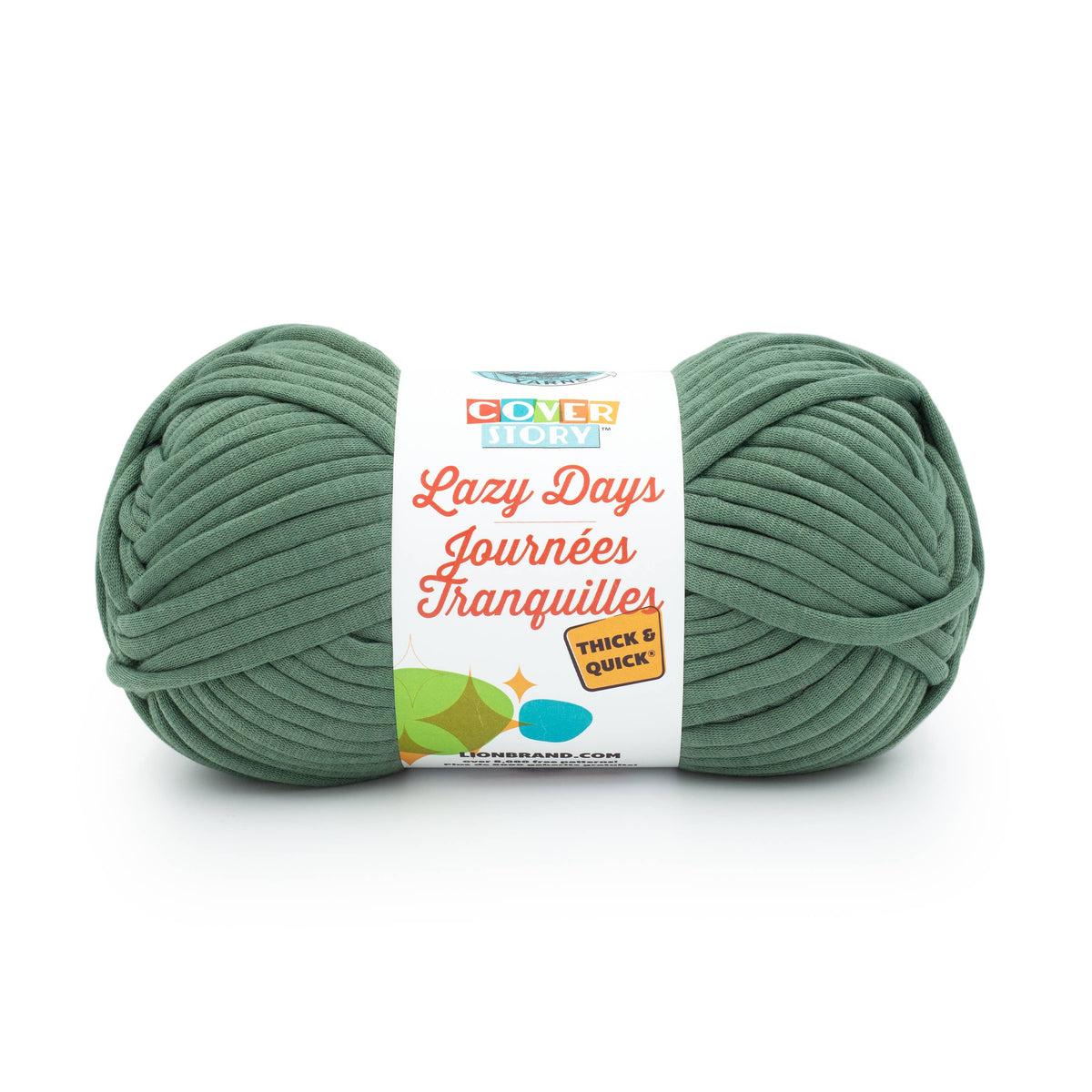 Lion Brand Yarn Cover Story Lazy Days T&Q  1 Pack