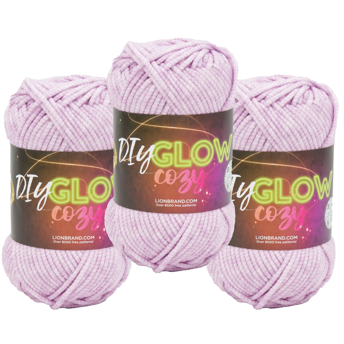 Lion Brand Yarn DIY Glow Cozy
