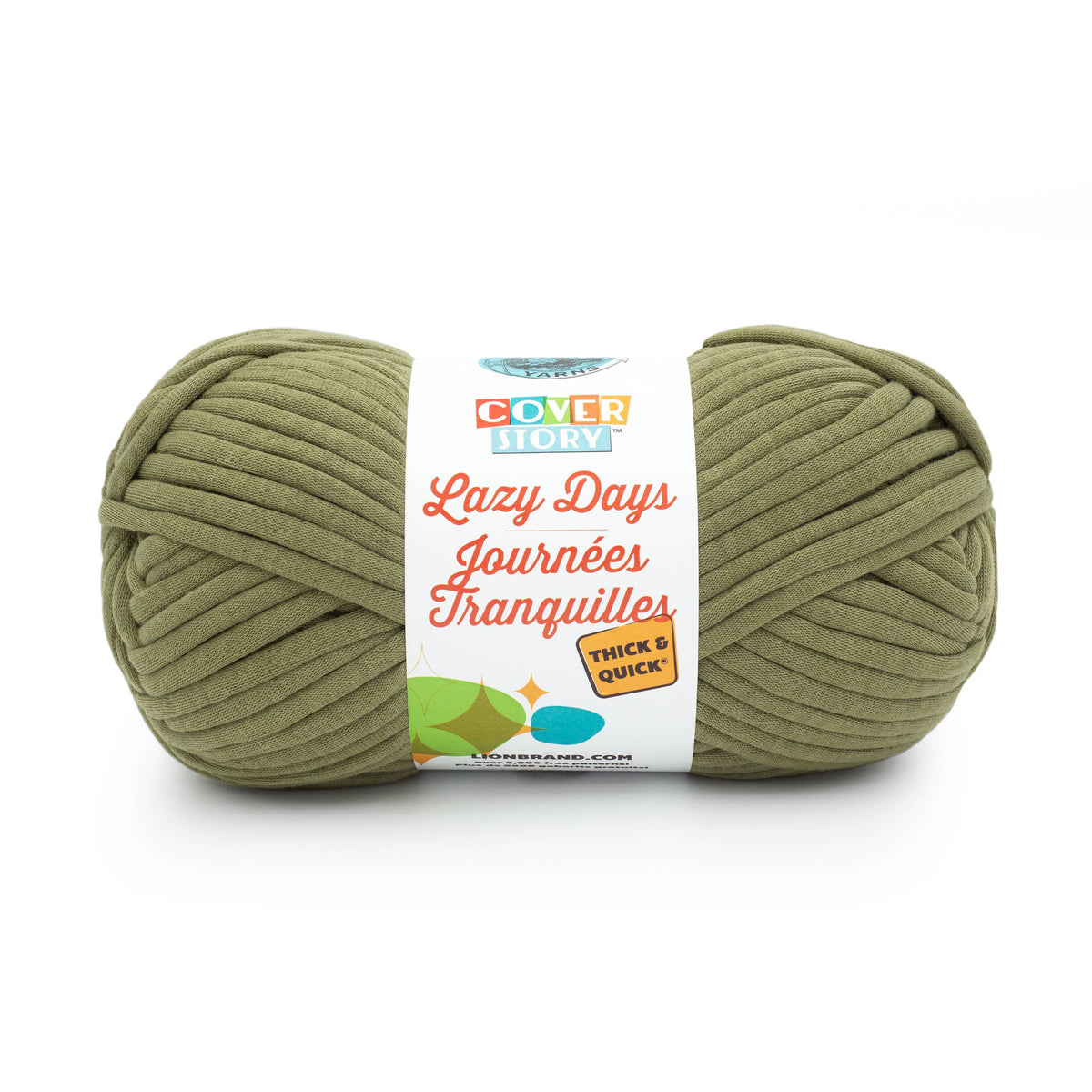 Lion Brand Yarn Cover Story Lazy Days T&Q  1 Pack