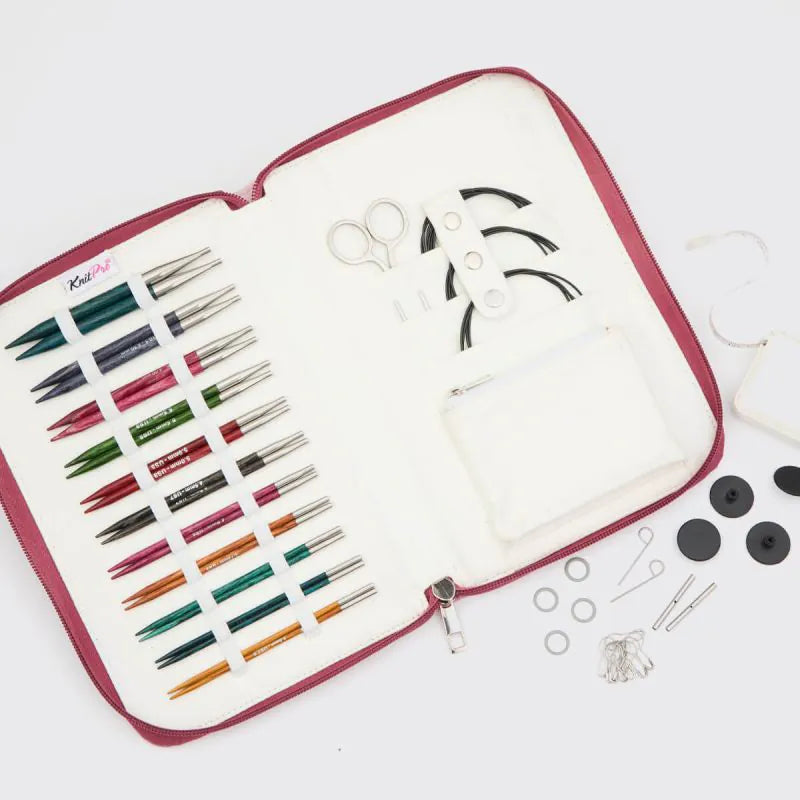 Dreamz laminated birch 5" interchangeable knitting needle sets