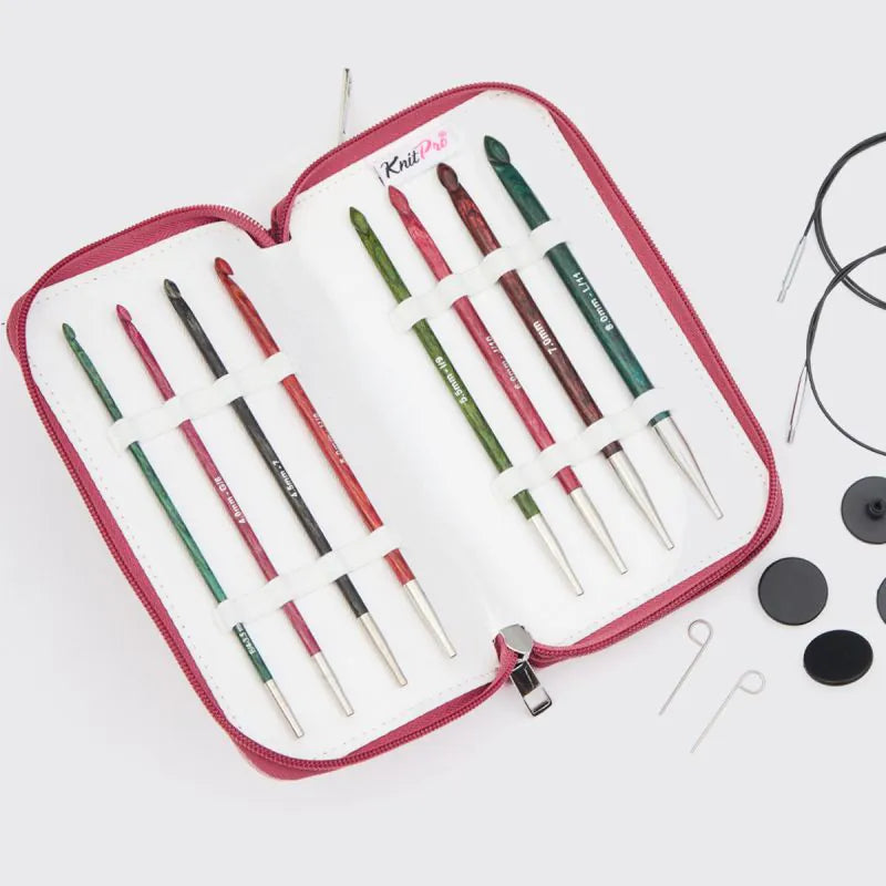 KnitPro Dreamz Deluxe Interchangeable Tunisian Crochet Hook Set