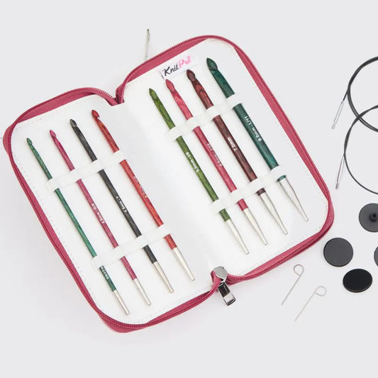 KnitPro Dreamz Deluxe Interchangeable Tunisian Crochet Hook Set