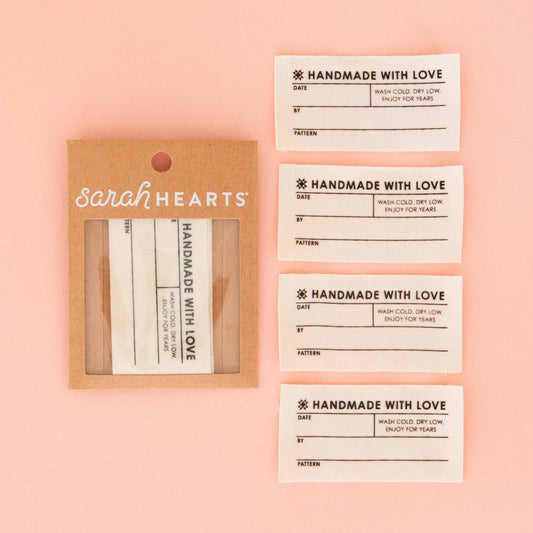 Quilt Info Large Write-In Organic Cotton Sewing Labels (4)