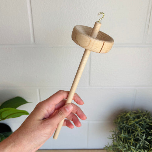 Top whorl drop spindle